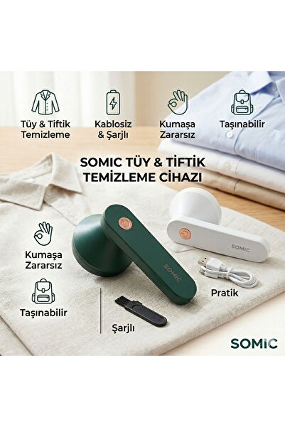 Kablosuz Tüy ve Tiftik Temizleme Cihazı Şarj Edilebilir Kumaş Bakım Makinesi