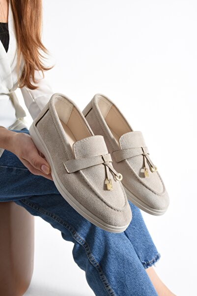 Katrina shoes Γυναικεία Loafer Suede Shoes - Daily Wear Rumgayshoes