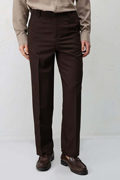 Antioch Koyu Kahve Straight Fit Erkek Pantolon