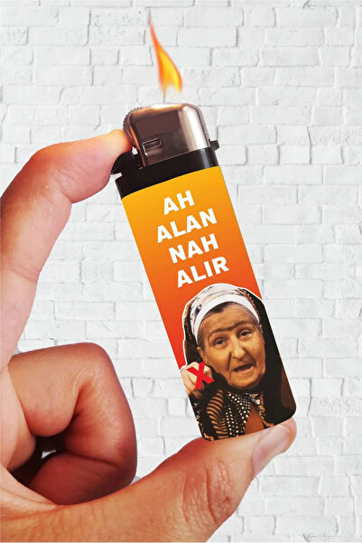 SARANG Çakmak Nine Ah Alan Nnah Alır Recep Ivedik Kaplamalı Klasik Gazlı Çakmak