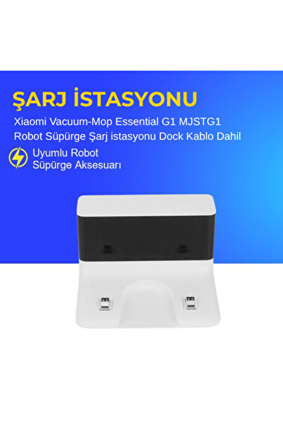 ümit maker Xiaomi Vacuum-Mop Essential G1 MJSTG1 Robot Süpürge Şarj istasyonu...