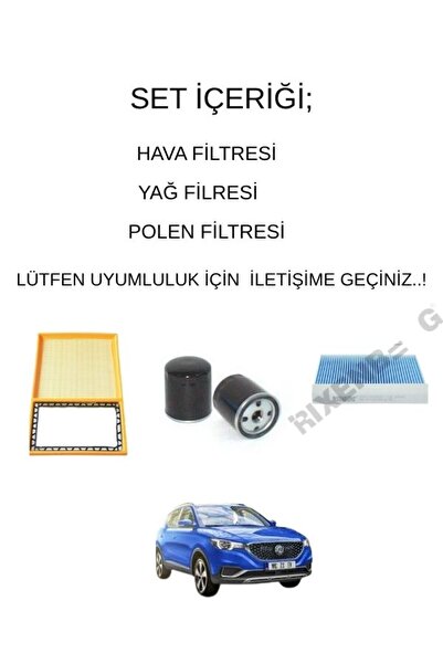 MG ZS 1,5 MOTOR ARAÇLAR İÇİN PERİYODİK FİLTRE BAKIM SETİ