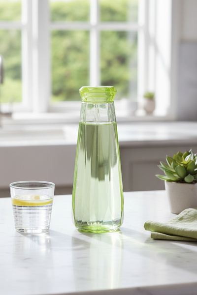 Eq deco Kapaklı Cam Şişe 400 ml