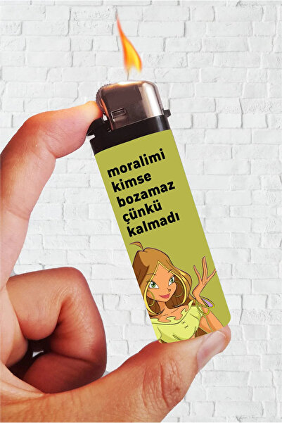 SARANG Çakmak Moralimi Kimse Bozamaz Winx Flora Klasik Çakmak