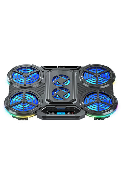 gameagle Norsca S6 RGB 6 Fanlı 10 RGB Modlu 9-17’’ Notebook Soğutucu Stand La...