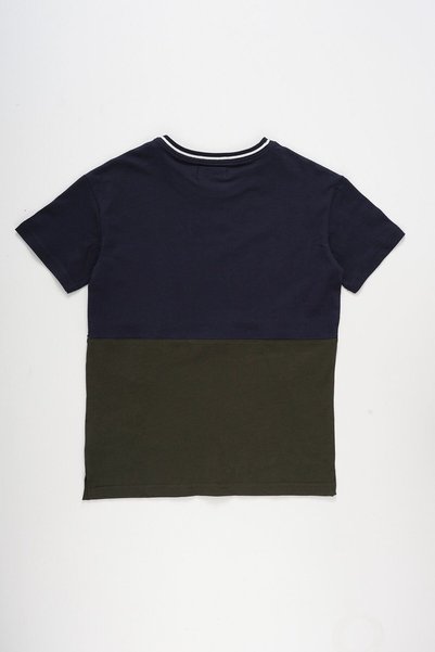 Doctor junior Boy's Navy Blue Khaki T-Shirt