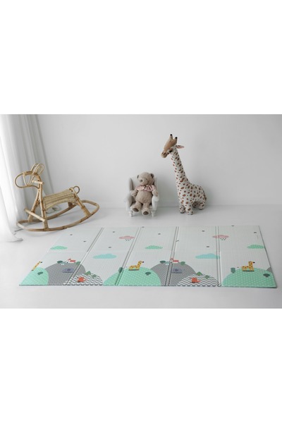 Coolmats 200x130x0,8 Cm Bulutlar Dağlar Katlanabilir Oyun Matı