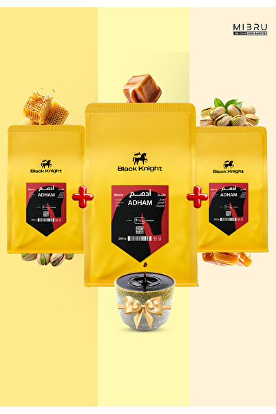 Black Knight مجموعة حبوب القهوة المتخصصة - 3 حبوب كاملة فاخرة