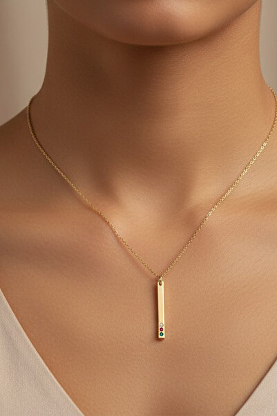 XUPING JEWELRY Stil Incisi/Xupıng Jewelry 14 Ayar Altın Kaplama Uzun Zirkon T...