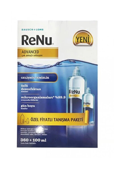 Bausch & Lomb Renu Advanced Lens Solüsyon 360 + 100 ml