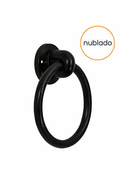 NUBLADO Εκκρεμές Μεταλλική Λαβή Δαχτυλιδιού (ΜΑΥΡΟ ΜΑΤ) Έπιπλα Συρτάρι Κουζίν...