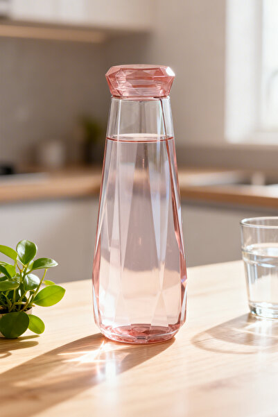 Eq deco Kapaklı Cam Şişe 400 ml