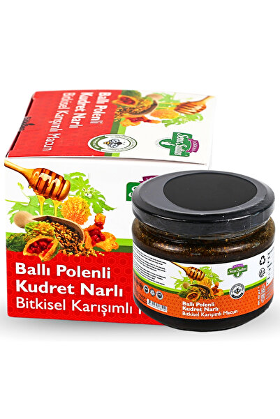Lokman Sena Sultan Ballı Polenli Kudret Narlı Bitkisel Karışımlı Macun 350 gr