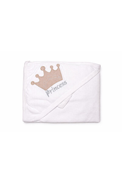 mini nana baby Βαμβακερή πετσέτα με κουκούλα και γάντι πλυσίματος για μωρά