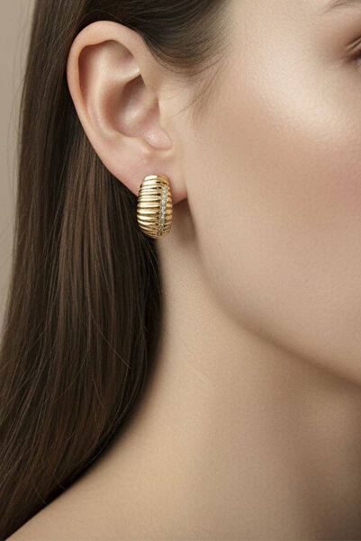 XUPING JEWELRY أقراط من الزركون المرصع من مجوهرات ستايل إنساي/شوبينج