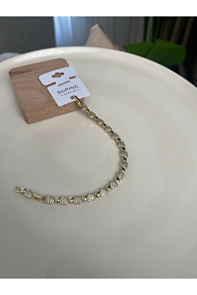 XUPING JEWELRY Kalp Detay Çelik Bileklik