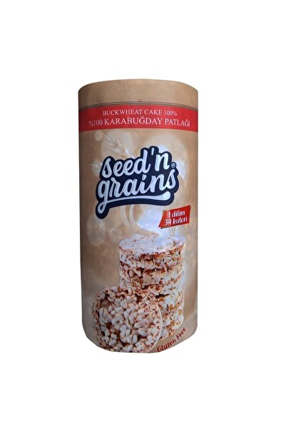 Seed'n Grains Glutensiz Karabuğday Patlağı 125 G