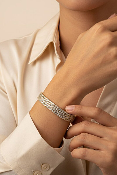 XUPING JEWELRY سوار من مجوهرات ستايل إنساي/شوبينغ مرصع بالأحجار الكريمة المرب...