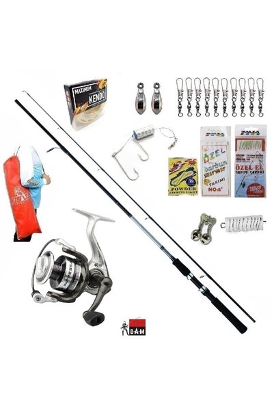 DAM Quick Impressa 3 4000 Daiwa Sweepfire 210cm 10-30gr Kıyı Spin Olta Takımı Seti
