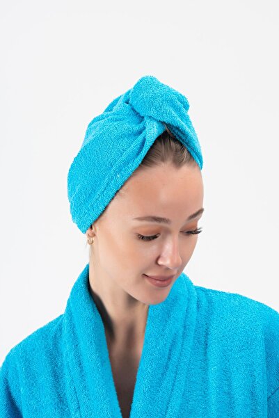 Ender Home Καπέλο στεγνώματος μαλλιών CottonVerse με κουμπί 100% βαμβάκι