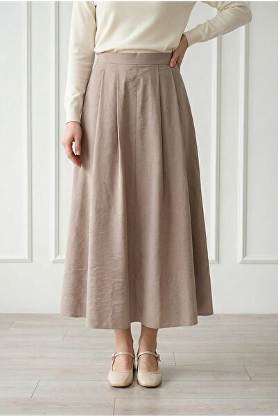 BENAHOLL Ζελάλ Φούστα Τορτίλ με Κρυφή Τσέπη-PA210 Βιζόν