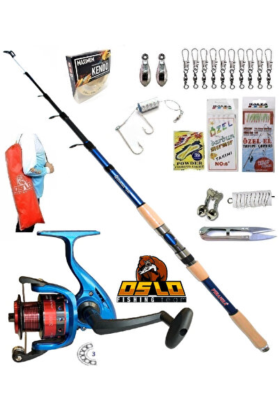 Oslo 3000 270cm 50-100gr Piranha Ultimate Kıyı Spin Olta Takımı Seti