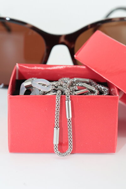 KEEBA Steel Silver Color. Glasses Chain. Special Design Steel. Gözlük Ipi. Gl...