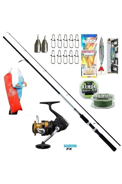 daiwa Sweepfire 240cm Shimano Fx4000 Spin Olta Takımı Seti
