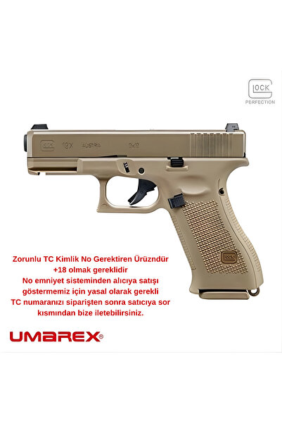 Umarex Glock 19X Airsoft Oyuncak Tabanca - Tan Rengi