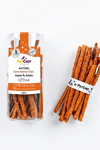 Pet Chef Köpek Için Füme Somon Balığı Ödül Cipsi (150 GR)