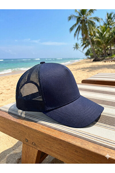 Kardelen Butik Denizli Διχτυωτό αθλητικό καπέλο Unisex (σκούρο μπλε)