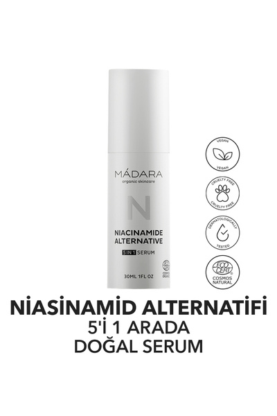 Mádara NIACINAMIDE ALTERNATIVE Niasinamid Alternatifi 5'i 1 Arada Serum 30ml