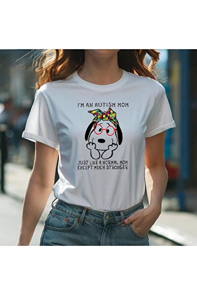 EFFRENATU Women's Text Printed T-Shirt – Round Neck, Short Sleeve, Casual