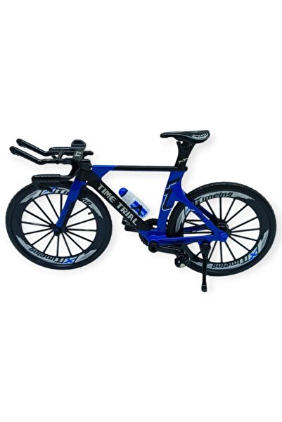 Generic Brand Model Vehicles -1/10 Metal Racing Bike 18 cm - Blue (Lisinya)