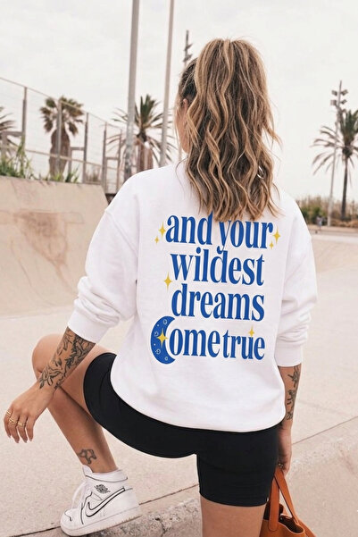 The Champ Clothing Oversize Unisex Crew Neck Sweat White – Ύφασμα από φλις 3 ...