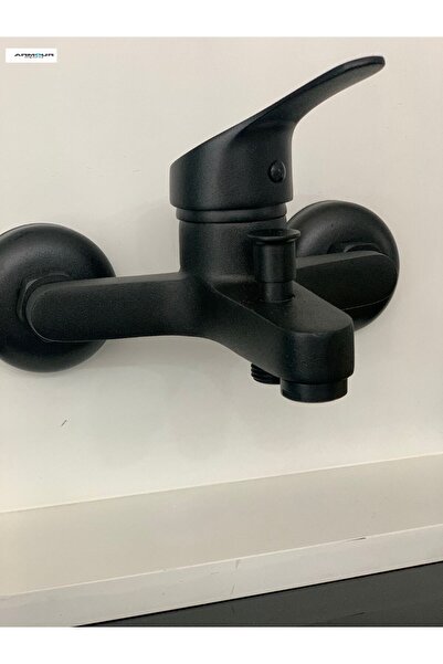 armour armatür Siyah Banyo Batarya Seti