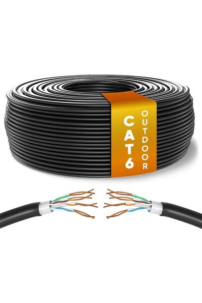 MPIA كابل Cat6 خارجي 305 متر AWG23 سلك نحاسي طبقة مزدوجة