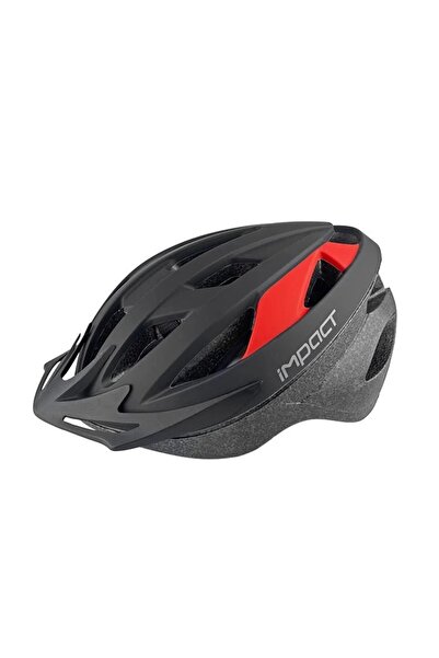Impact Kask - Impact, Vernıon, Işıklı, Siyah-Kırmızı, M