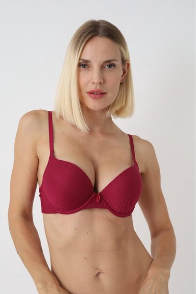 NİVENE Σουτιέν με διπλή υποστήριξη μπορντό, διπλή υποστήριξη, σουτιέν με διπλ...