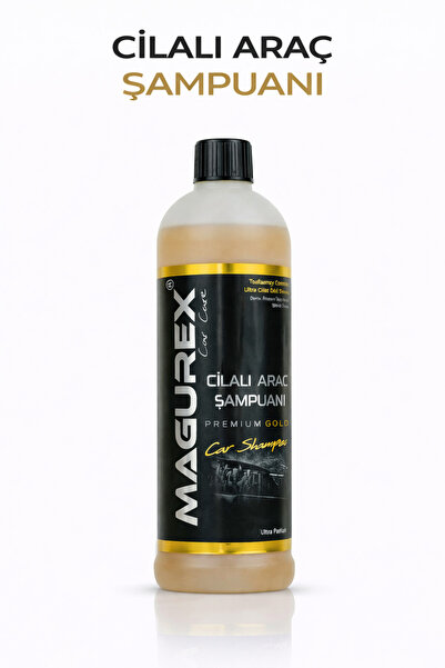 MAGUREX Premium Gold Konsantre Araç Şampuanı 800 ml – Yoğun Köpük – Parlatıcı...