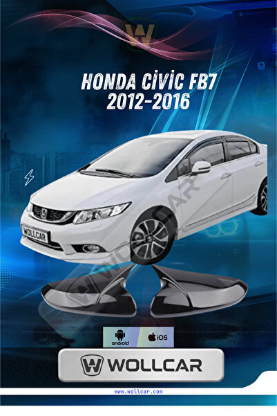 WOLLCAR Honda Civic Fb7 Yarasa Ayna Kapağı