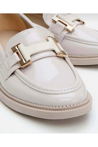 ElloLita Δερμάτινο Loafer Anna Orthopedic Beige