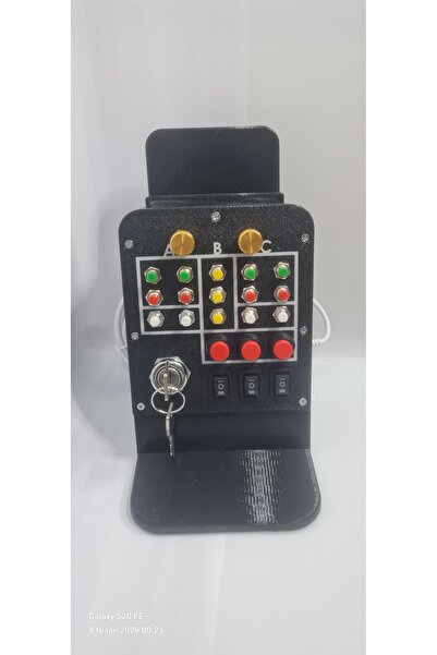 KAPLAN 3D BASKI Buton box kontak anahtarlı 32 butonlu