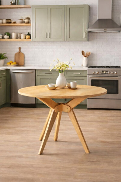 Homendra Yuvarlak Yemek Masası 90 Cm Çap