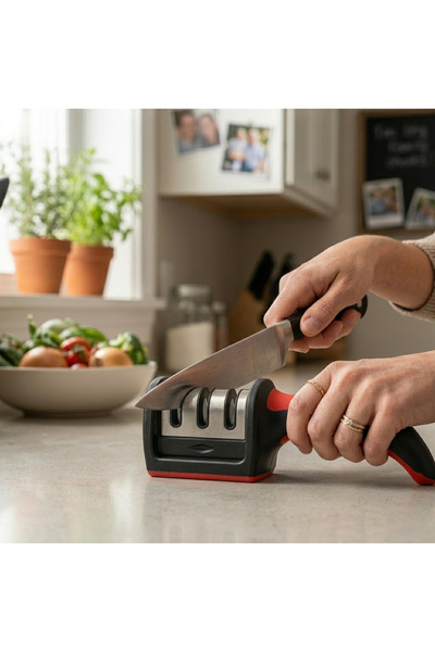 COOLOVS Profesyönel Bıçak Bileyici El Yapımı Elmas Bileme Makinesi 4 Açılı