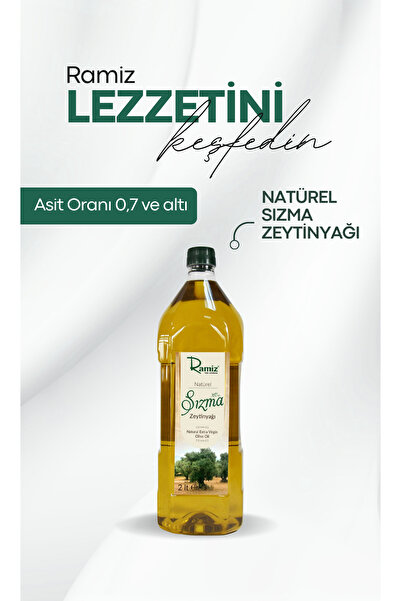 Ramiz Akhisar Natürel Sızma Zeytinyağı 2 Lt. (asit Oranı 0,7 Ve Altı)