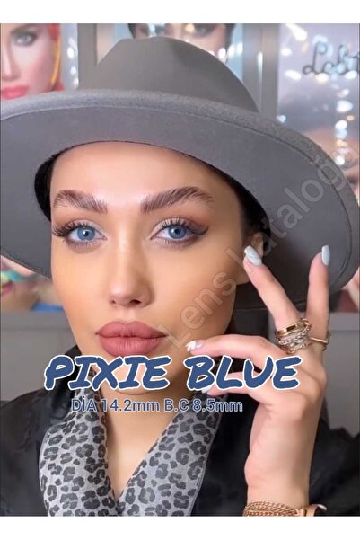 Eyeshop PIXIE BLUE MAVİ TONDA GÖZ LENSİ KULANIM SURESİ 12 AY