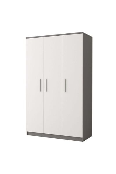 Tdesigno Ajda Giyinme Dolabı - Çok Amaçlı Dolap - Gardırop 120 Cm-3 Kapaklı