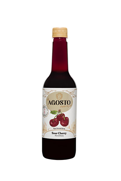 AGOSTO Vişne (Sour Cherry) Aromalı Kahve Şurubu-750 ml