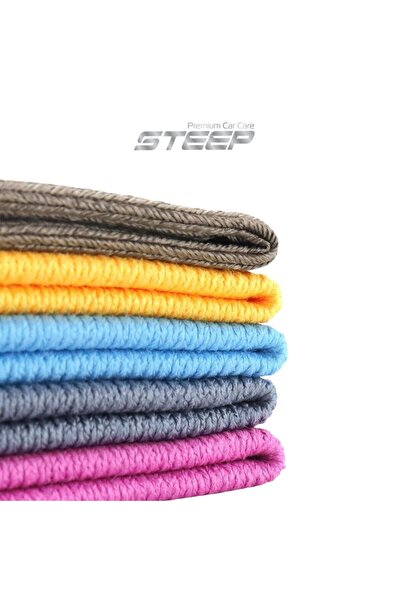 STEEP Ultimate Mikrofiber Temizlik Bezi Renkli Soft Touch Bez 40x40 Cm